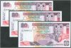 Sri Lanka 20 Rupee - July 2004 : 3 notes in sequence - 