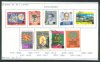 9 Sri Lanka Stamps - Surcharges - 