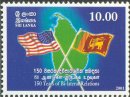 150th anniversary of bilateral relations with the USA - Sri Lanka Mint Stamps