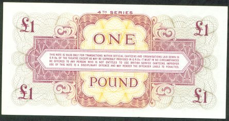 British Armed Forces - 1 Pound - 4th Series