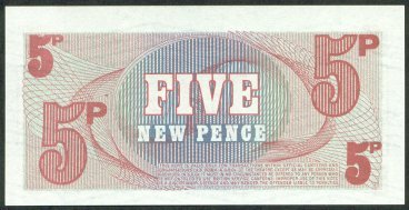 British Armed Forces - 5 new Pence - 6th Series