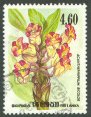 Used Stamp-50th Anniv of Ceylon Orchid Circle - Acanthephippium bicolor