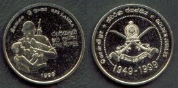 Coin-50th Anniversary of Sri Lanka Army - One Rupee Proof Coin
