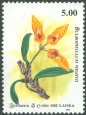 60th Anniv of Orchid Circle of Ceylon - Bulbophyllum wightii - Sri Lanka Used Stamps