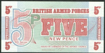 British Armed Forces - 10 new Pence - 6th Series