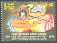 Used Stamp-Centenary of Bhakthi Prabodanaya (religious magazine)