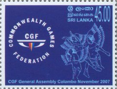 Commonwealth Games Federation General Assembly - Colombo 2007 - Sri Lanka Mint Stamps