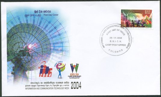 Stamp FDC-Information and Communication Technology week
