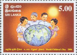 World Childrens Day - Sri Lanka Mint Stamps