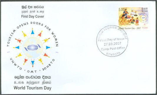 World Tourism Day - Sri Lanka First Day Covers